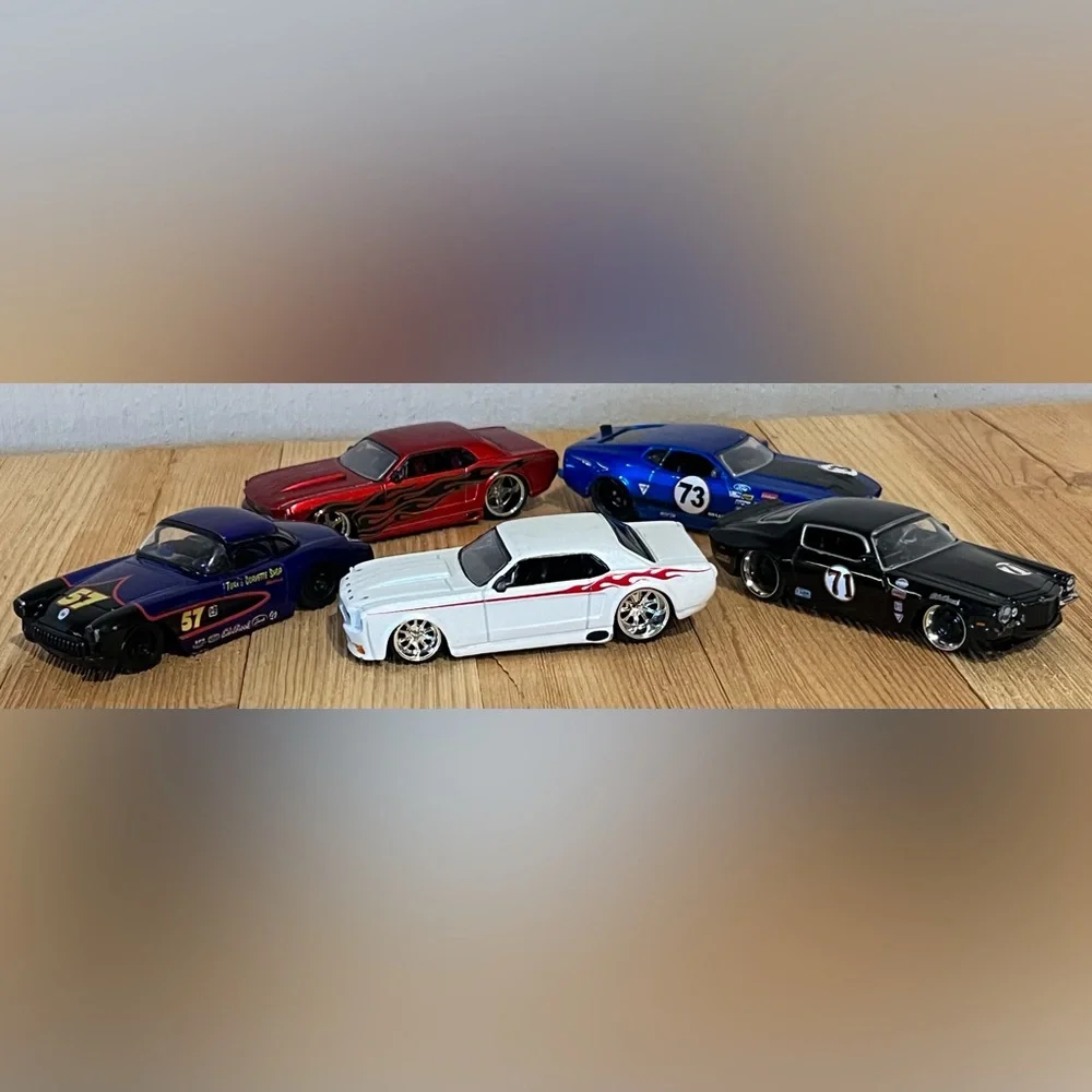 Jada Toys Big Time Muscle Die-Cast Toy Car Set of 5, 1/64 scale - Picture 1 of 11